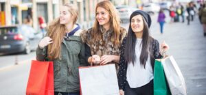 Stock Photo Happy Women Walking In The City With Shopping Bags They Have Different Clothing Styles But They 244190347 Transformed